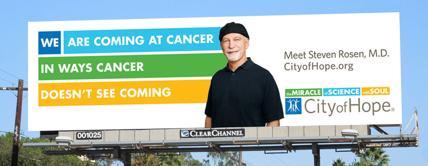 coh-billboard City of Hope. City of visionary breakthroughs