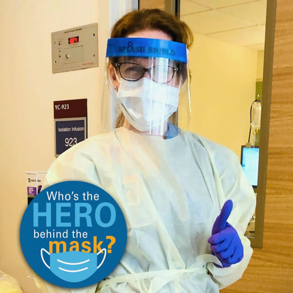 Covid19-nurse. #MyDanaFarberHero