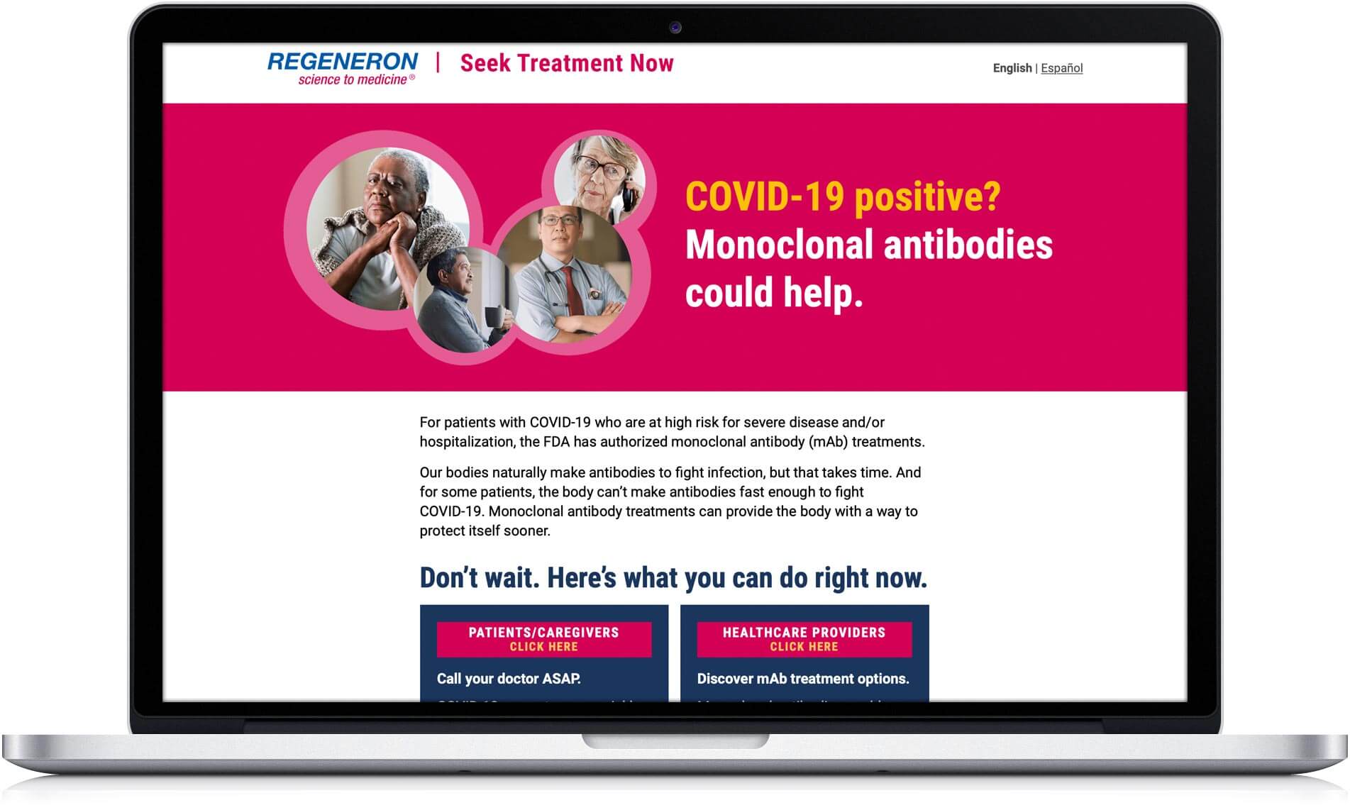 reg-laptop Regeneron. What if we could make a difference in treating COVID-19?