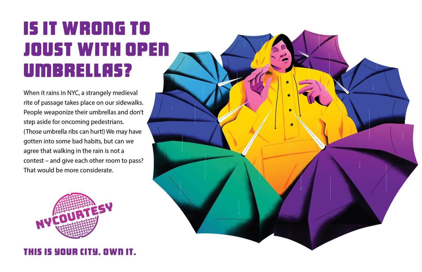 ny-courtesy-ad-7 New York Courtesy. Is it wrong to joust with open umbrellas?