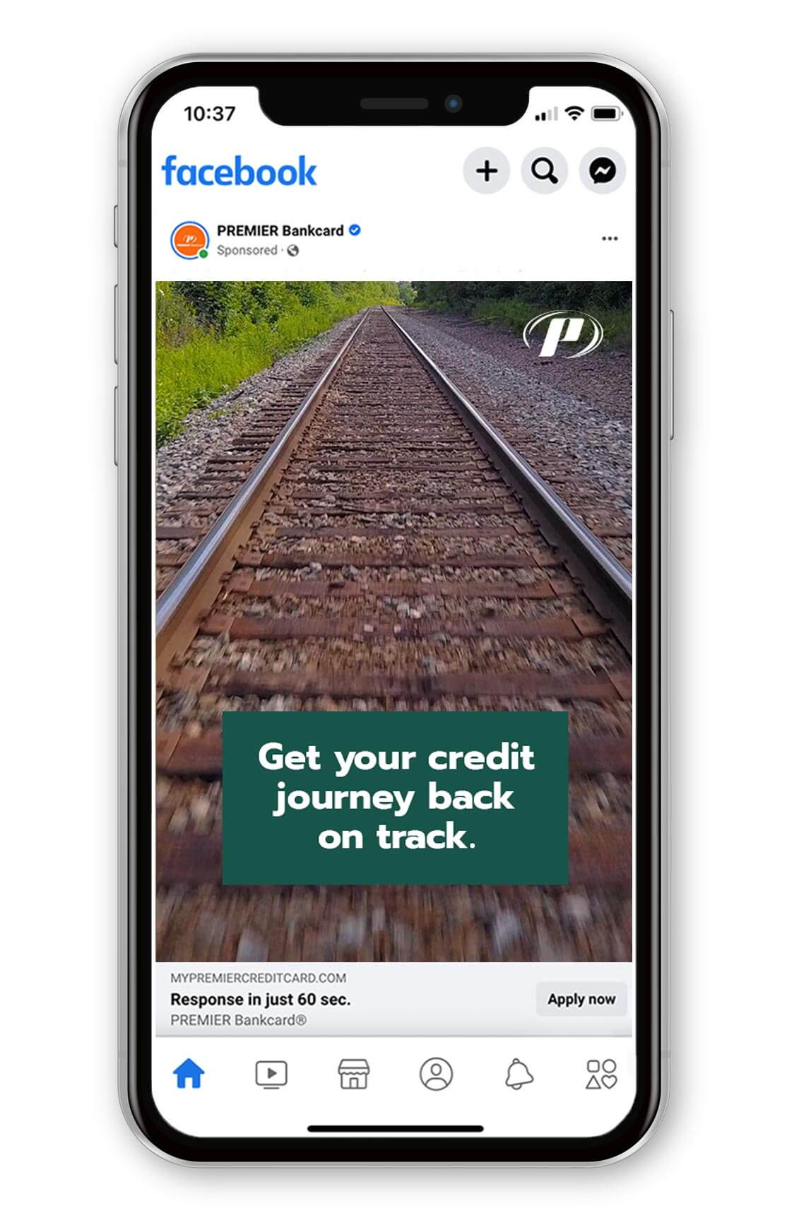 Premier Bank Card. Get your credit journey back on track.