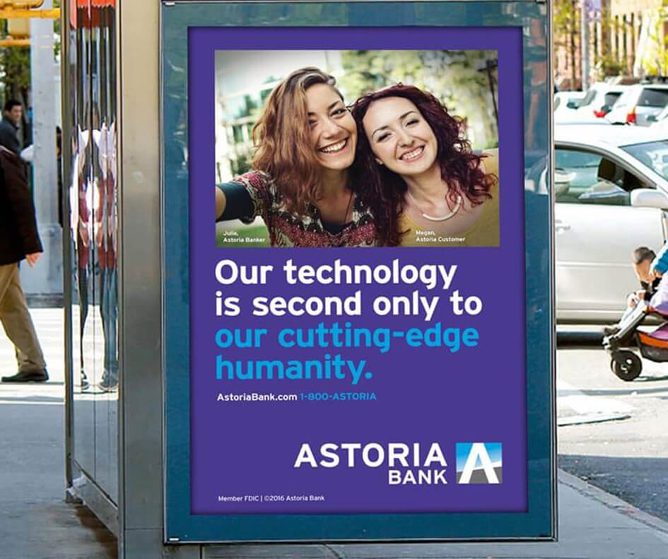 Astoria Bank. Bus Stop